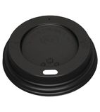 Image of CW716 Coffee Cup Lids Black 225ml / 8oz (Pack of 1000)
