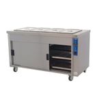 HB4 1540mm Wide Hot Cupboard with Bain Marie Top