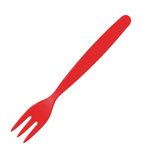 Image of DL118 Polycarbonate Fork Red (Pack of 12)