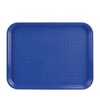 Image of P506 Polypropylene Fast Food Tray Blue 415(w),mm