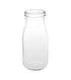 Image of CL141 Glass Milk Bottles 200ml (Pack of 12)