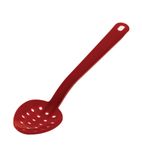DR199 Exoglass Perforated Serving Spoon Red 13"