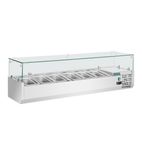 G-Series GD876 5 x 1/3GN & 1 x 1/2GN Refrigerated Countertop Food Prep Display Topping Unit