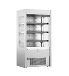 Slimline FMSLIM900NG 895mm Wide Stainless Steel Multideck Display Fridge With Nightblind