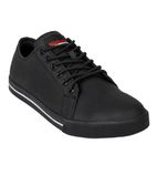 BA060-37 Slipbuster Recycled Microfibre Safety Trainers Matte Black 37
