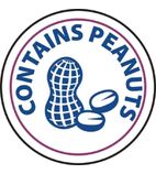 GM803 Food Allergen Label Peanuts (Pack of 1000)
