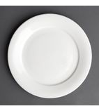 CE755 Menu Mid Rimmed Plates 202mm (Pack of 6)