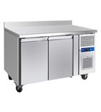 GRN-W2R 283 Litre Stainless Steel 2 Door Refrigerated Prep Counter With Upstand