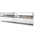 MILLENNIUM ST170 PAS 1661mm Wide Flat Glass Patisserie Display Serve Over Counter Fridge