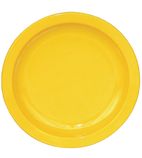Image of CB763 Polycarbonate Plates Yellow 172mm (Pack of 12)