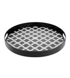 Kristallon DP666 Polycarbonate Round Non-Slip Tray With Handles 405mm