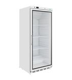 C-Series CZ787 600 Ltr Upright Single Glass Door White Display Fridge