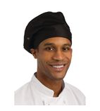 A962 Toque Chefs Hat Black