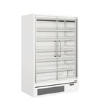 GALAXY+ GP14FGD 1330mm Wide White Multideck Display Fridge With Double Glazed Doors