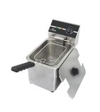 HED242 4 Ltr Electric Countertop Single Tank Fryer (1 x Basket)