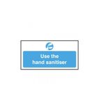 FN839 Use Hand Sanitiser Sign 100mm Self-Adhesive
