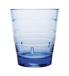 Image of DC921 Polycarbonate Ringed Tumbler Blue 285ml (Pack of 6)