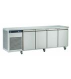 EcoPro G2 EP1/4M 585 Ltr 4 Door Stainless Steel Refrigerated Meat Prep Counter