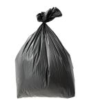 Image of HW687 Heavy-Duty Black Bin Bags 120 Ltr (Pack of 100)