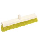 L875 Hygiene Broom Head Stiff Bristle Yellow