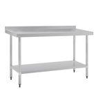 GJ508 1500w x 700d mm Stainless Steel Wall Table with One Undershelf