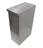 MWBWB Stainless Steel Waste Bin for PPE & Paper Towels