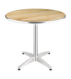 U429 Ash Top Table Round 800mm