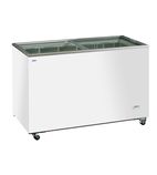 NV3 355 Ltr White Display Chest Freezer With Glass Lid