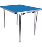 Image of DM608 Contour Folding Table Blue 3ft