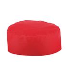 A047 Chefs Skull Cap Red
