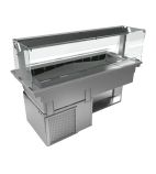 D4RWSL 4 x 1/1GN Refrigerated Drop-in Display Merchandiser