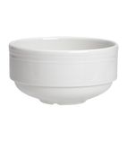 VV2396 Bead Unhandled Stacking Soup Cups 285ml (Pack of 12)