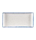 Stonecast Hints DW381 Rectangular Plates Indigo Blue 300(W) x 145(D)mm (Pack of 6)
