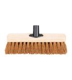 JB590 Soft Coco Wooden Broom Head 12"