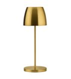 Montserrat FU985 LED Cordless Table Lamp Brushed Gold 300mm (Pack of 6)