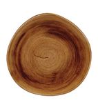 Patina FA603 Organic Round Plates Vintage Copper 286mm (Pack of 12)