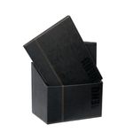 U266 Contemporary Menu Covers and Storage Box A4 Black (Pack of 20)