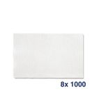 Image of DB466 Xpressnap Extra Soft Dispenser Napkin White 2Ply 1/2 Fold (Pack of 8x1000)