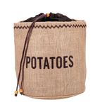 FW881 Natural Elements Hessian Potato Preserving Bag 25 x 25 x 24cm