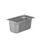 21010 Stainless Steel Perforated 1/3 Gastronorm Tray 150mm