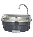 Image of BaSix BSX-400-KVS Hand Wash Station With 'Push-Front' Hands-Free Mechanical Operation