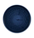 CX640 Stonecast Plume Walled Plates Ultramarine 220mm (Pack of 6)