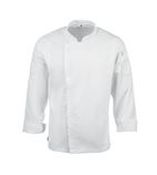 BB264-XS Unisex Hartford Lightweight Chef Jacket White Size XS