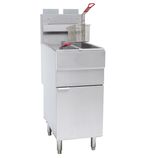 Image of GF120T 2 x 10 Ltr Natural Gas Freestanding Twin Tank Fryer (2 x Baskets)