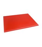 J047 High Density Thick Red Chopping Board Large 600x450x25mm
