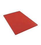 E6395 Chopping Board Red Poly 45 x 30 x 1.2cm
