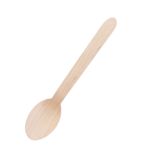 Image of CD904 Wooden Dessert Spoons (Pack of 100)