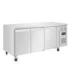 U-Series G600 417 Ltr 3 Door Stainless Steel Freezer Prep Counter