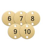 DY775 Table Numbers Bronze (6-10) (Pack of 5)