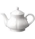 Buckingham White P865 White Teapots 600ml (Pack of 4)